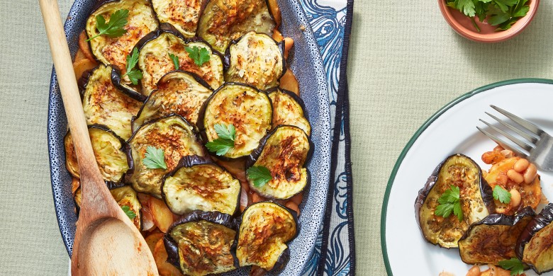 Snelle vegan moussaka