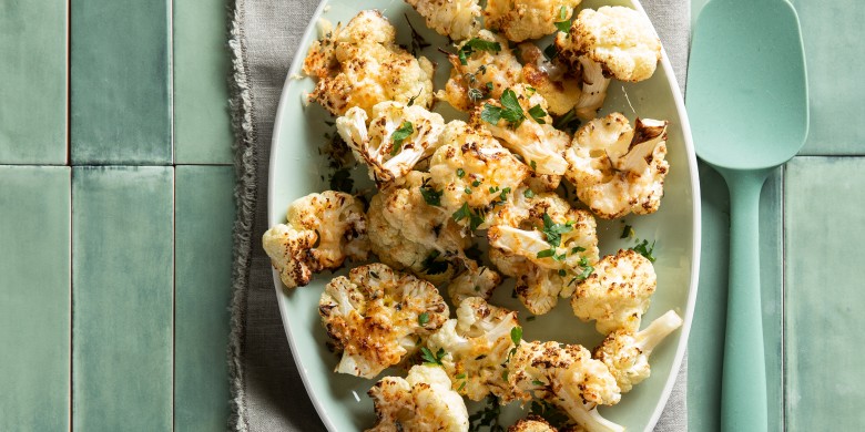 Geroosterde bloemkool met parmezaan