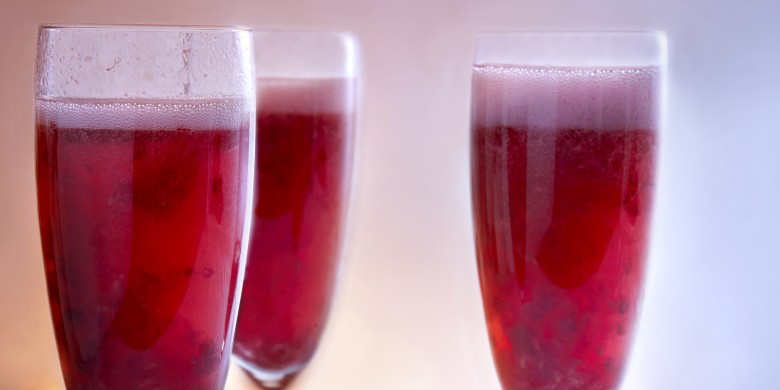Prosecco met framboos