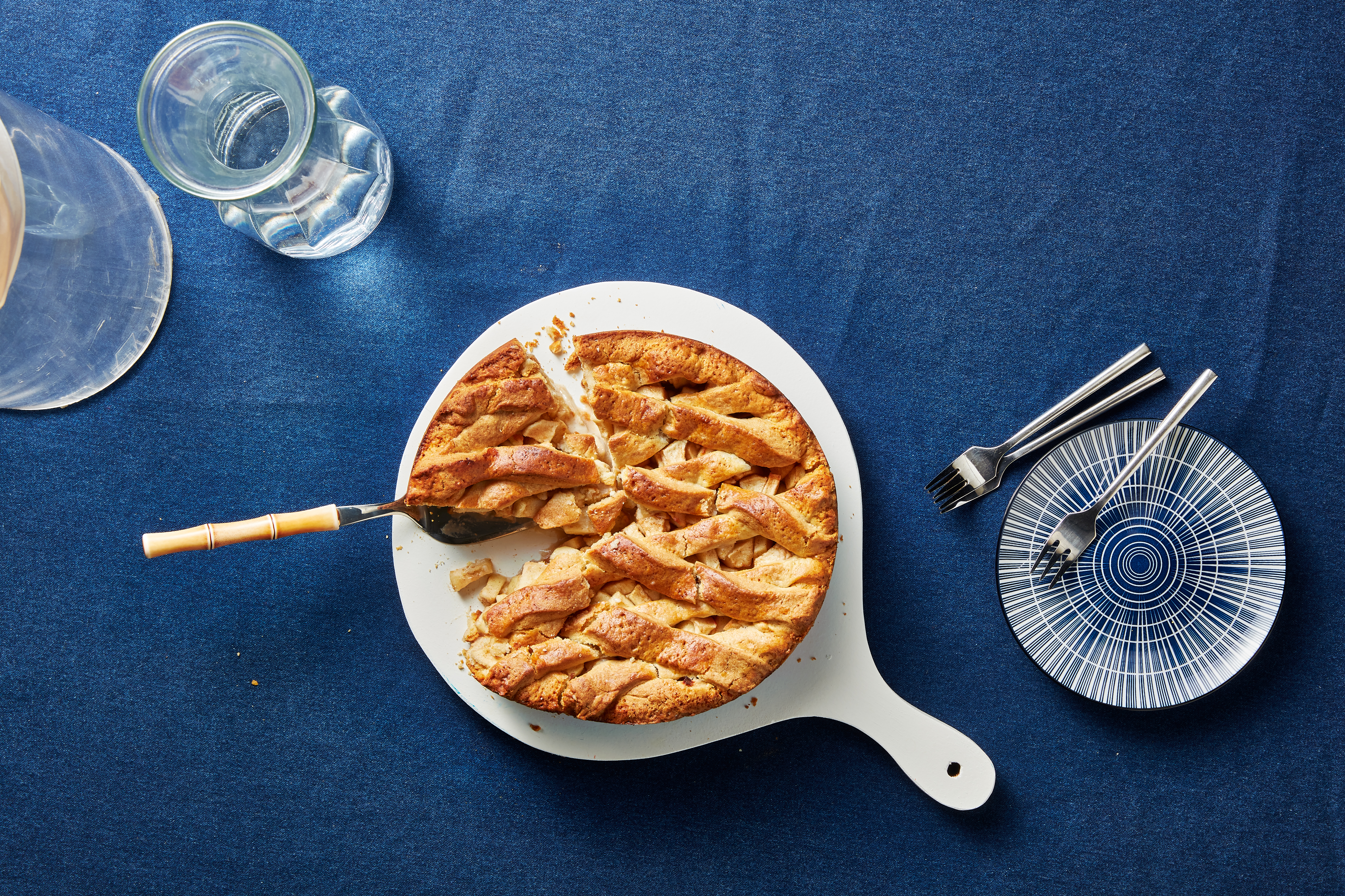 Veganistische appeltaart