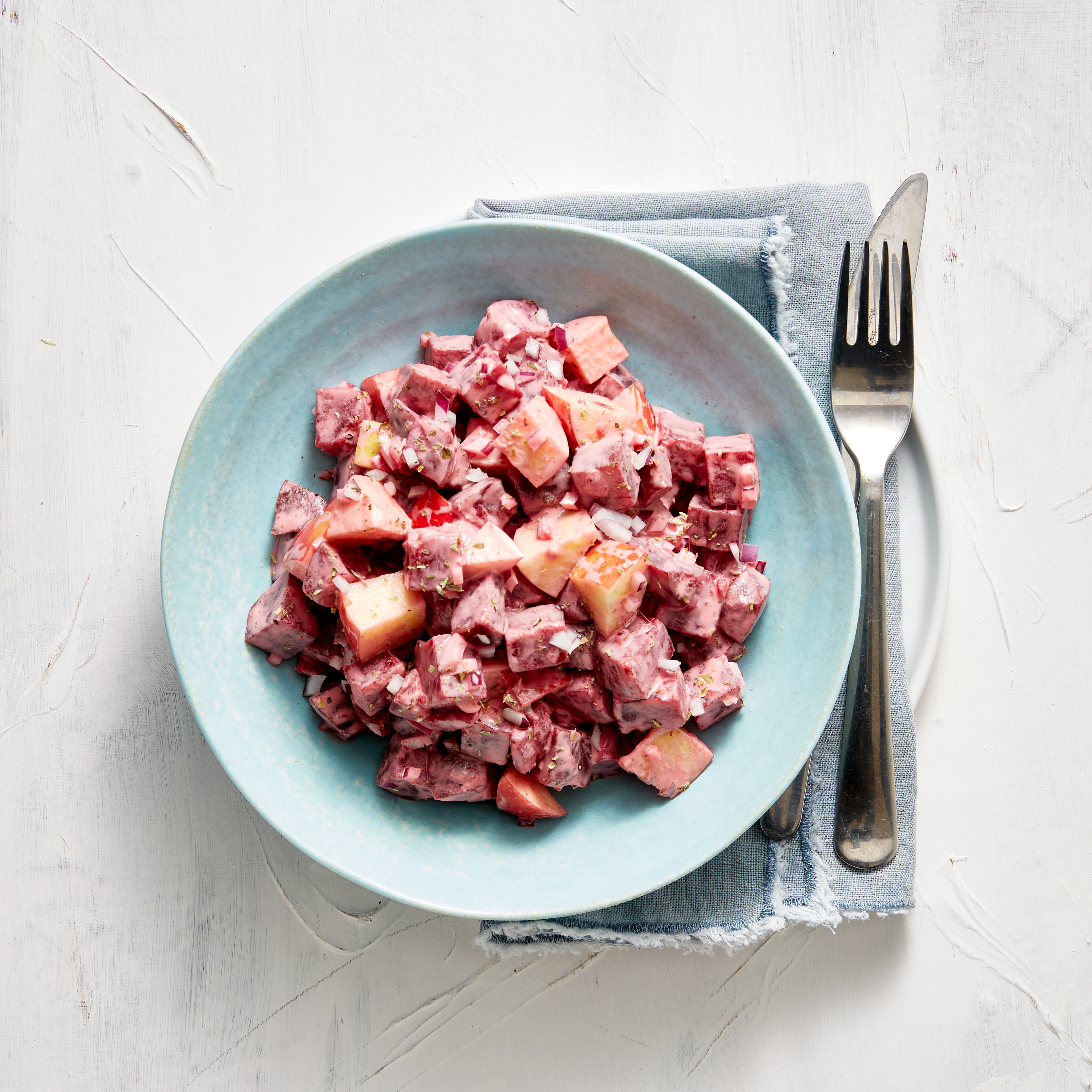 Rode bieten salade