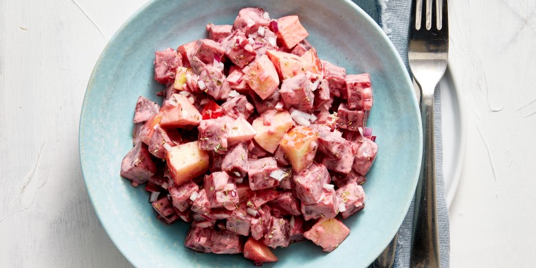 Rode bieten salade