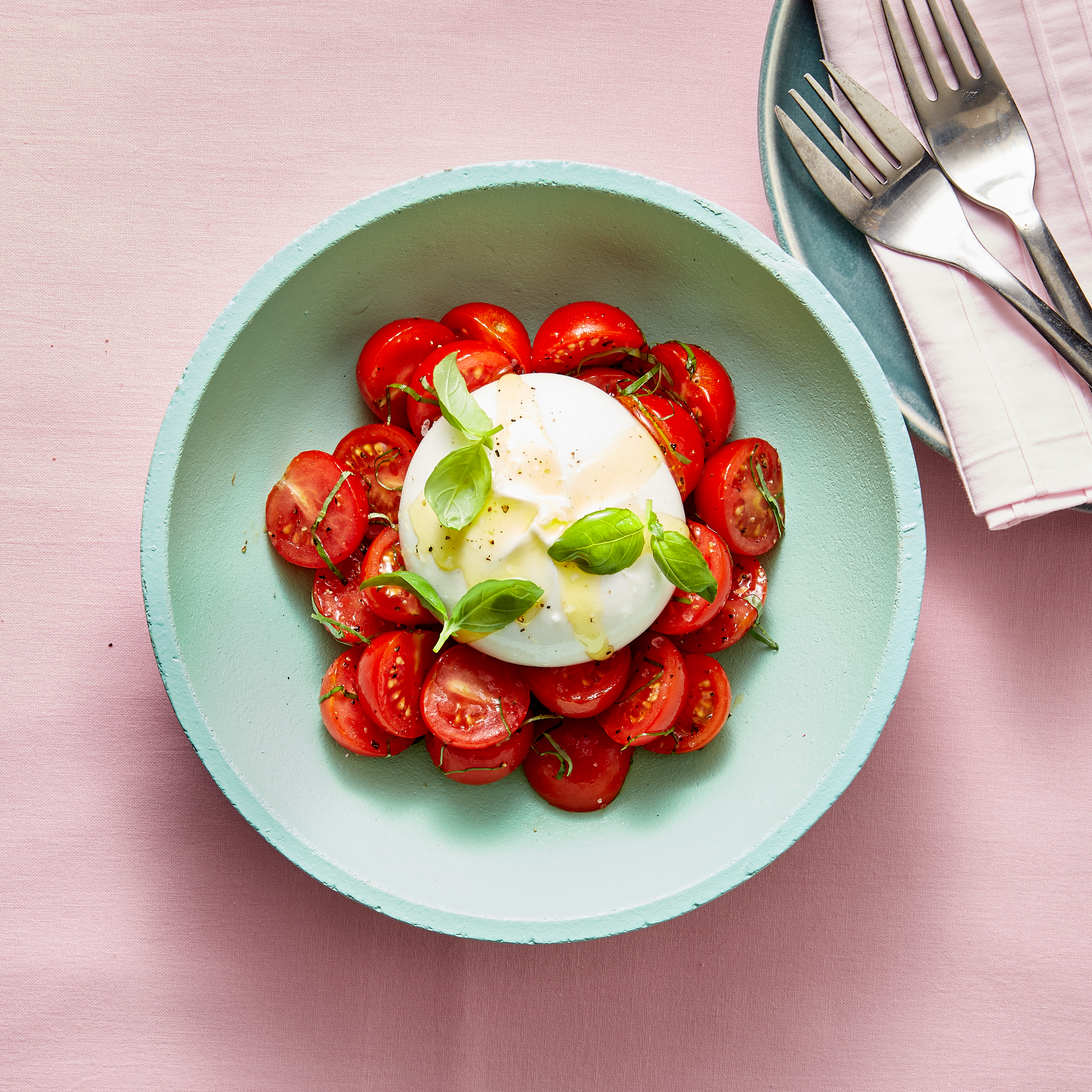 Burrata-salade