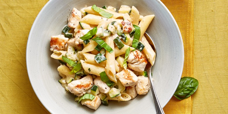Kip pasta roomsaus
