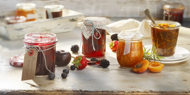 Pruimen-bessenjam