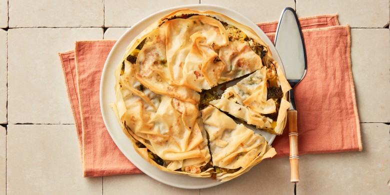 Groentepie met feta
