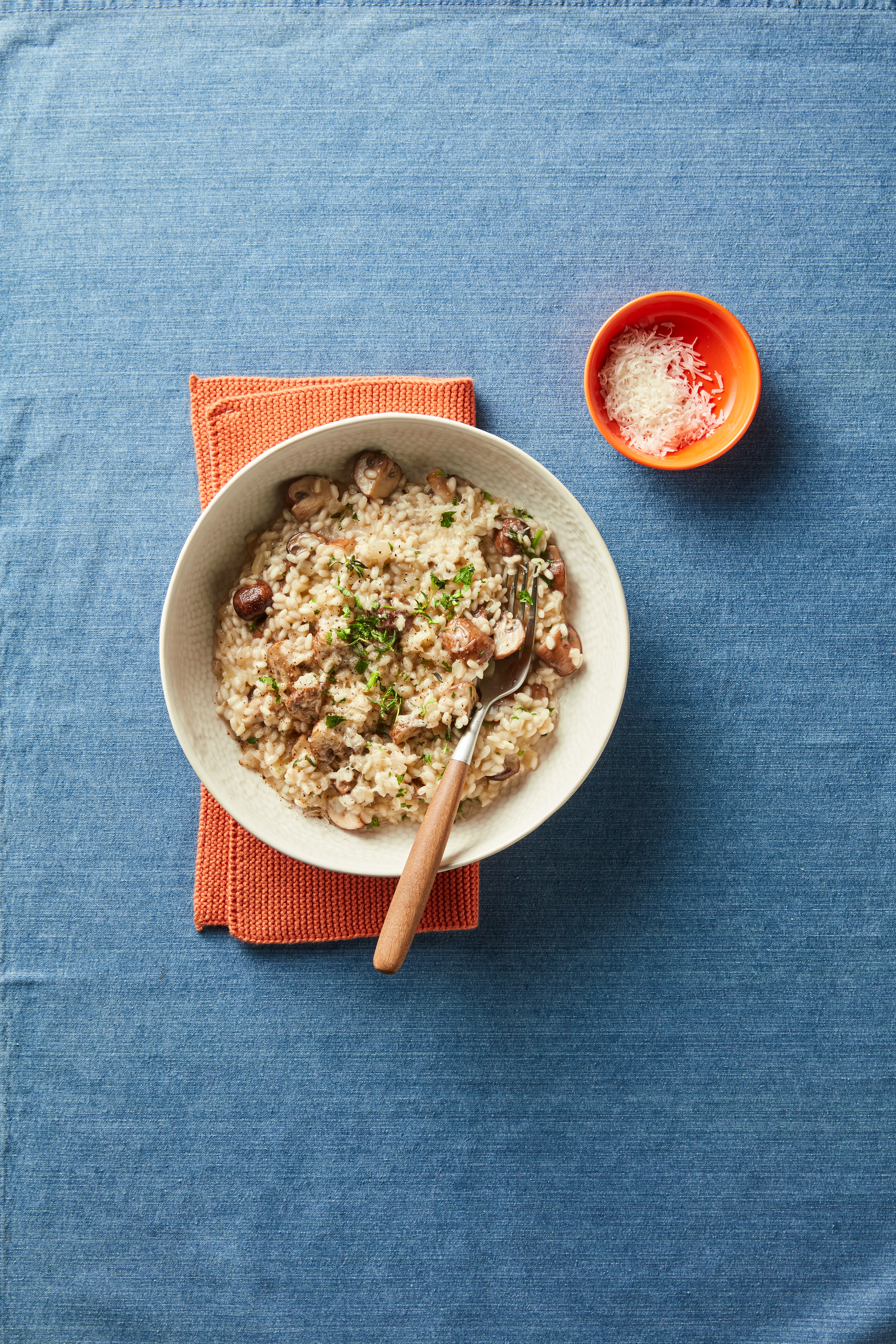 Risotto met paddenstoelen