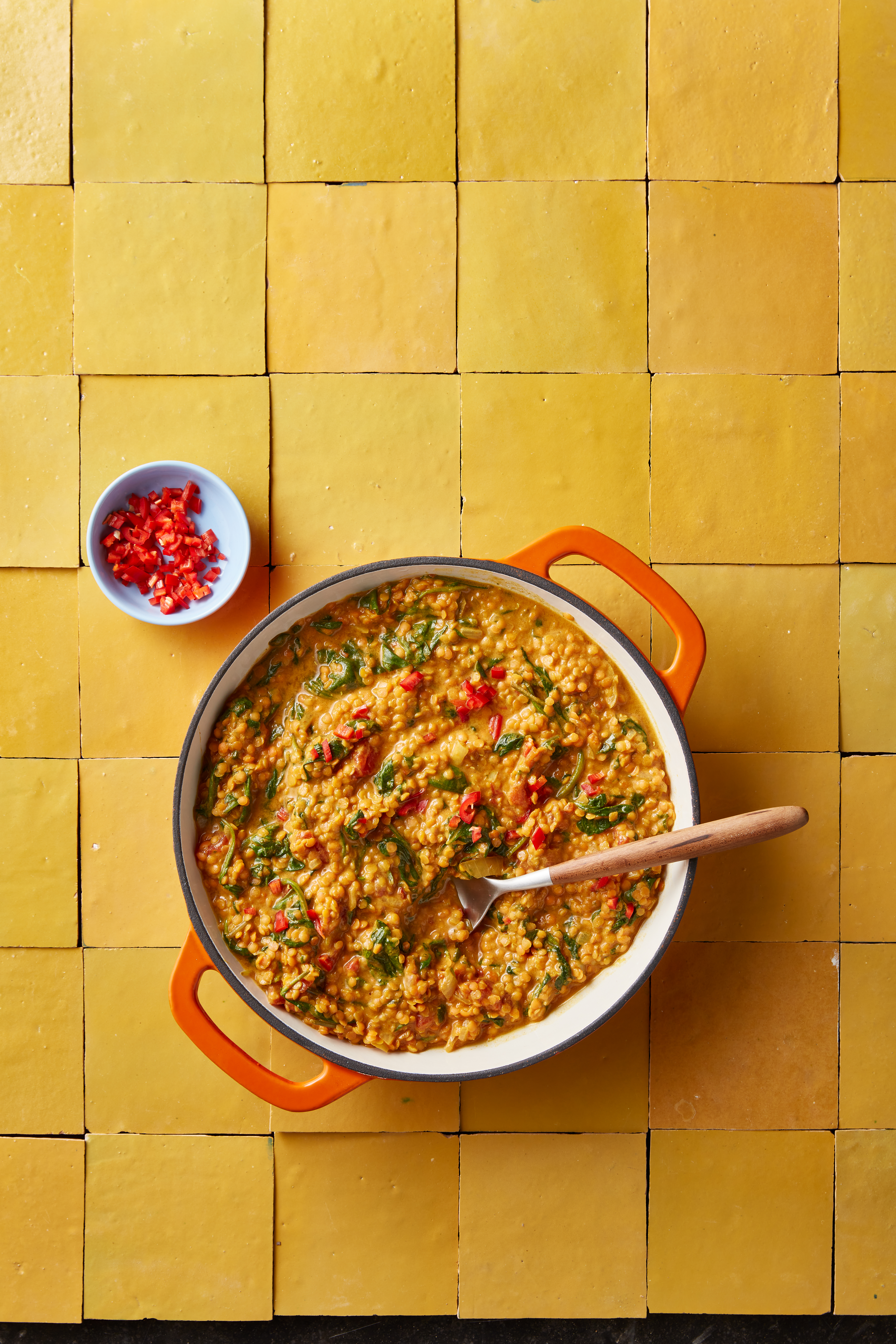 Dahl met rode linzen
