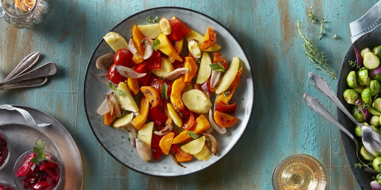 Ratatouille met pompoen uit de oven