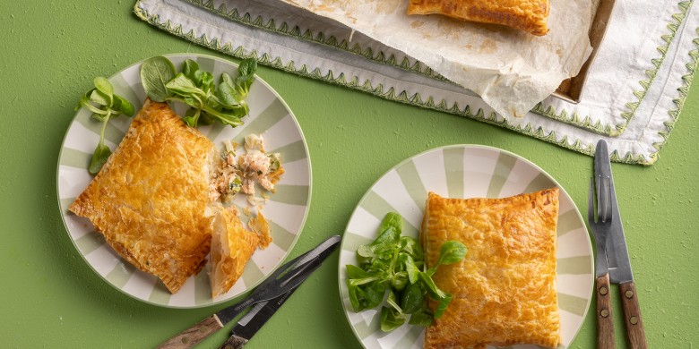 Zalm in bladerdeeg