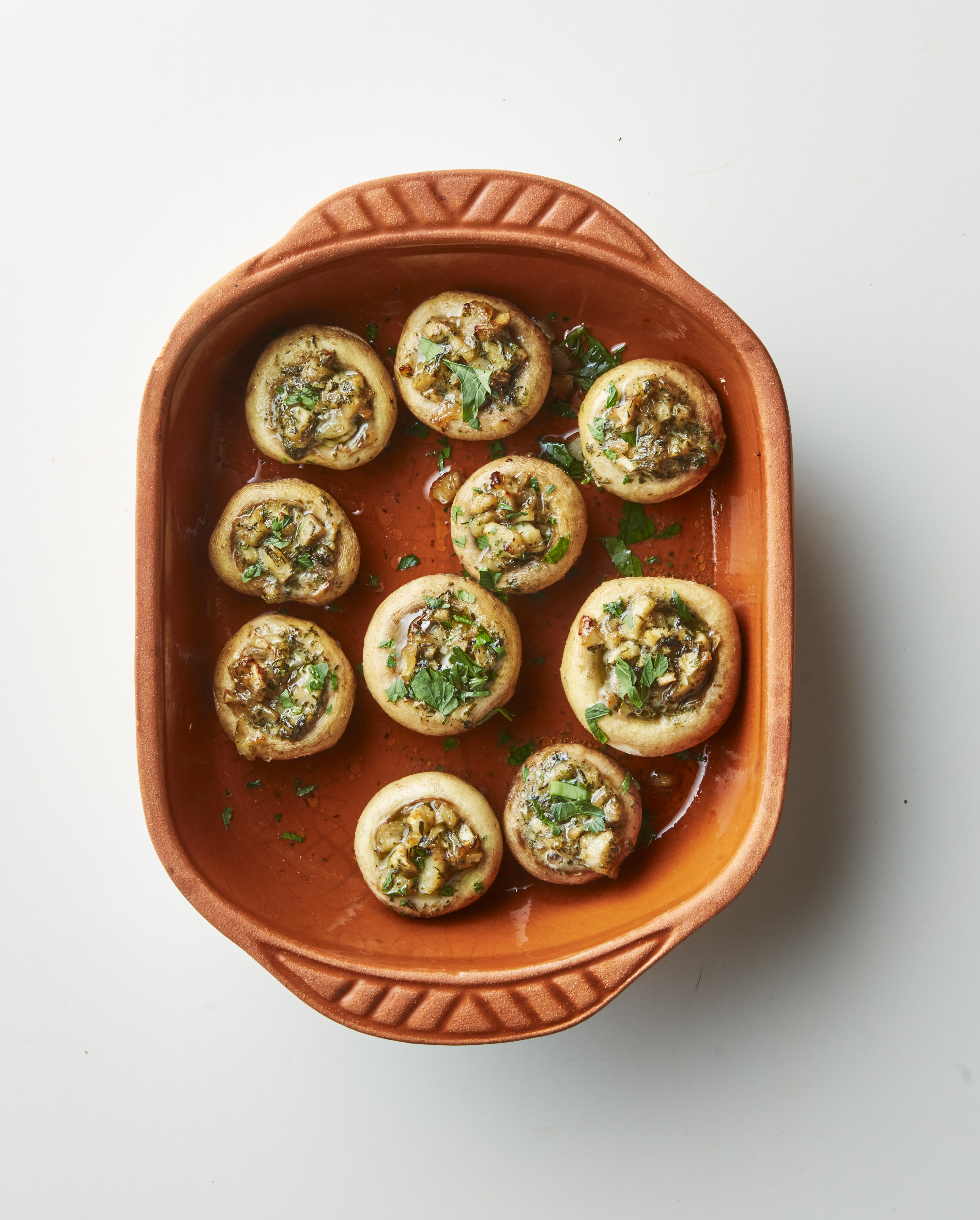 Gevulde champignons uit de oven