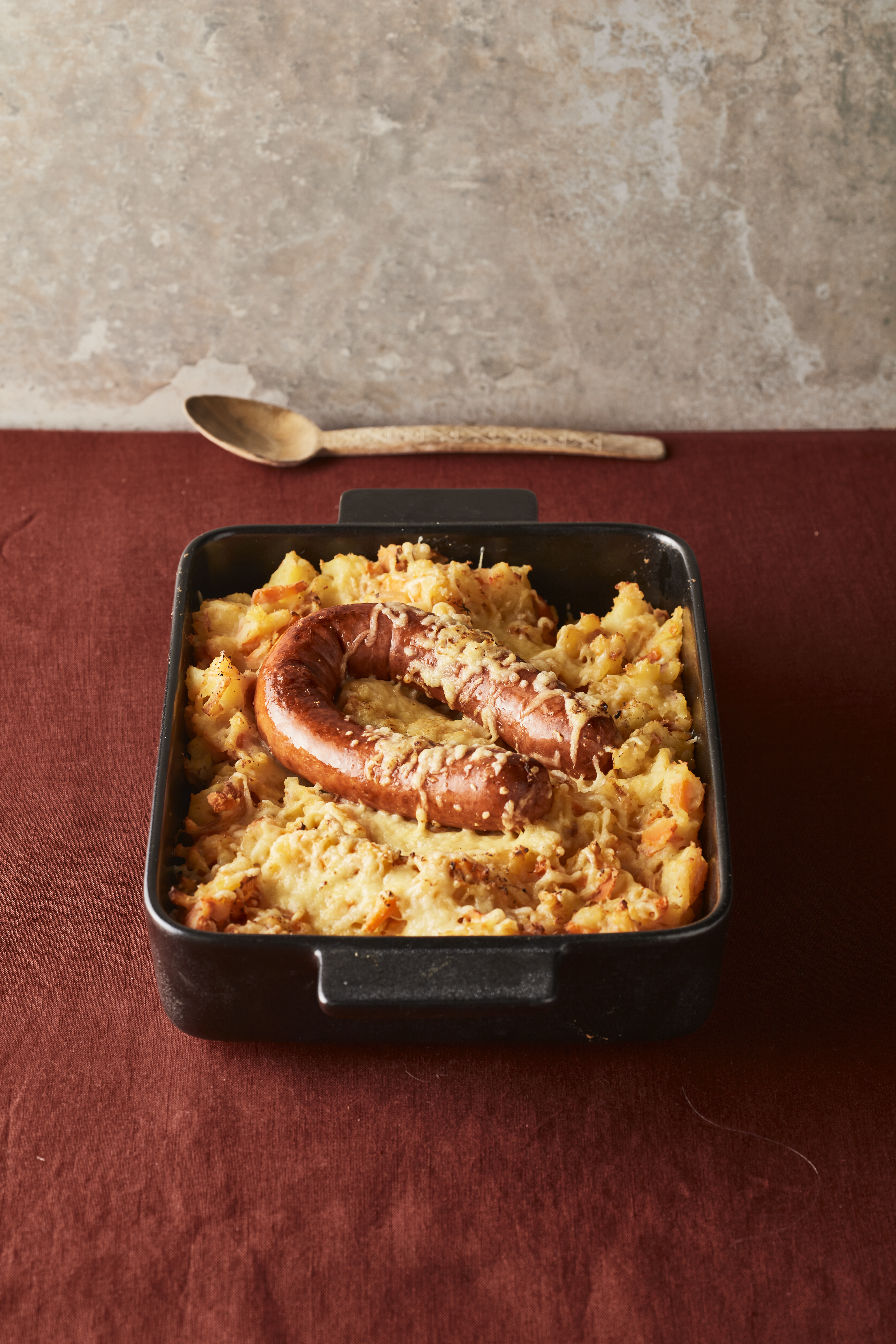 Hutspotgratin uit de airfryer