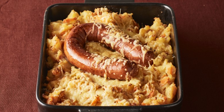 Hutspotgratin uit de airfryer