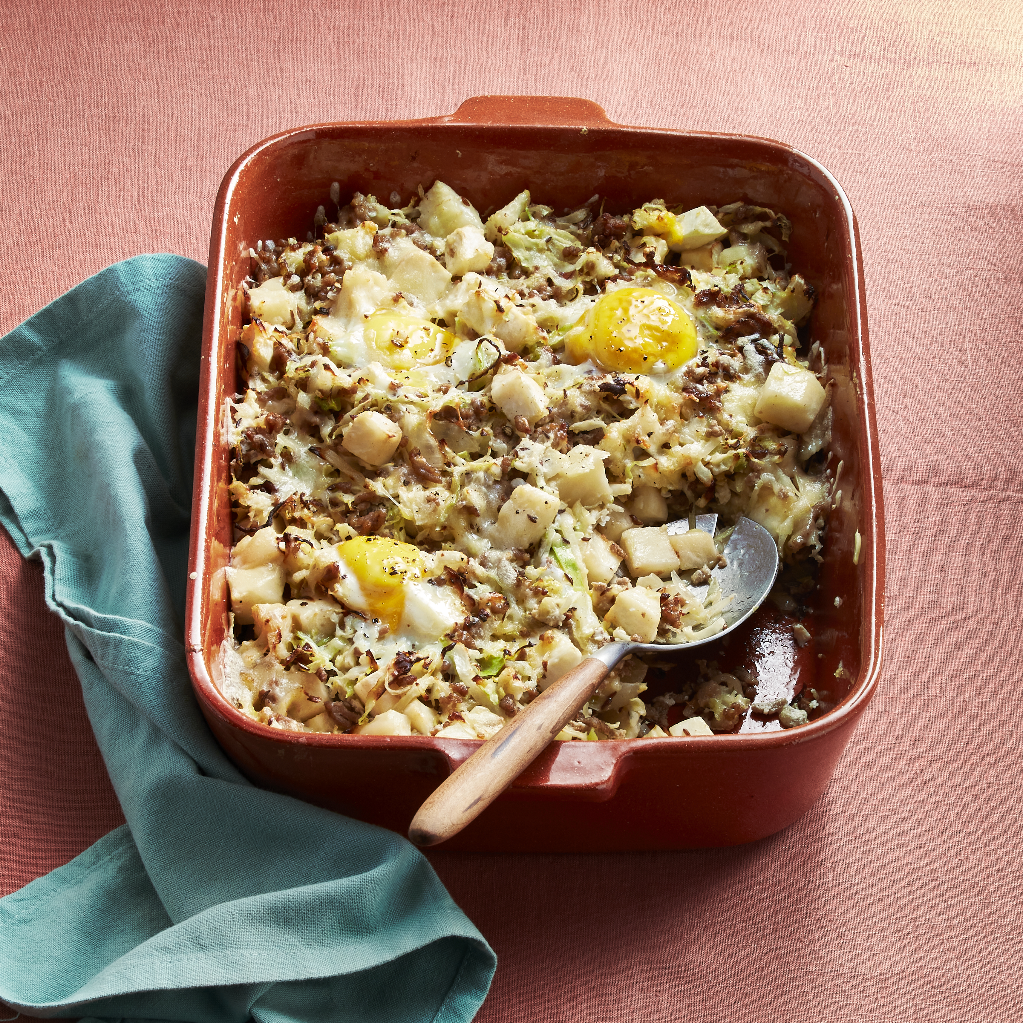 Spitskool ovenschotel met gehakt