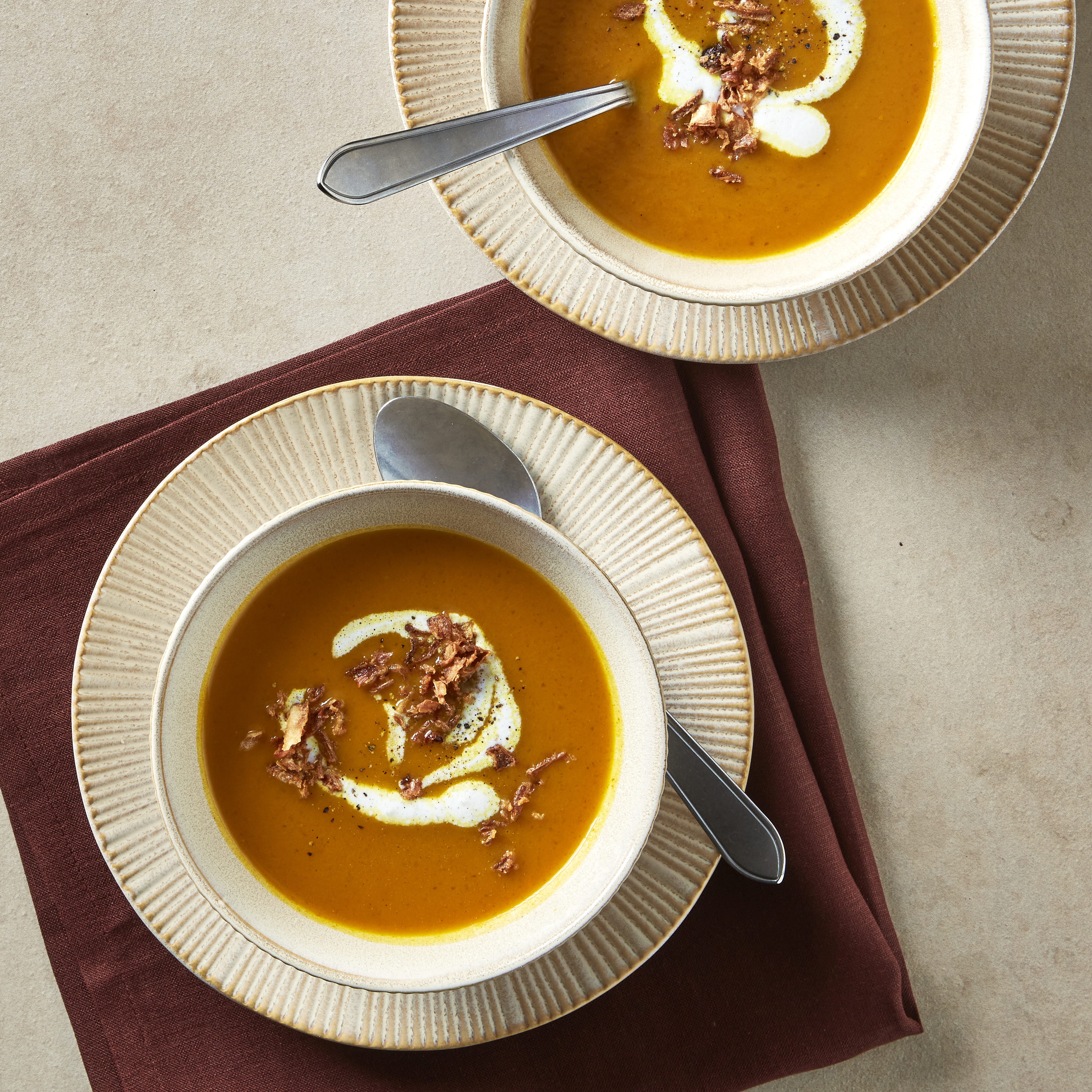 Pompoensoep met kokosmelk