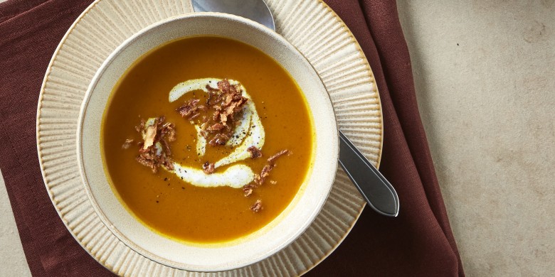Pompoensoep met kokosmelk