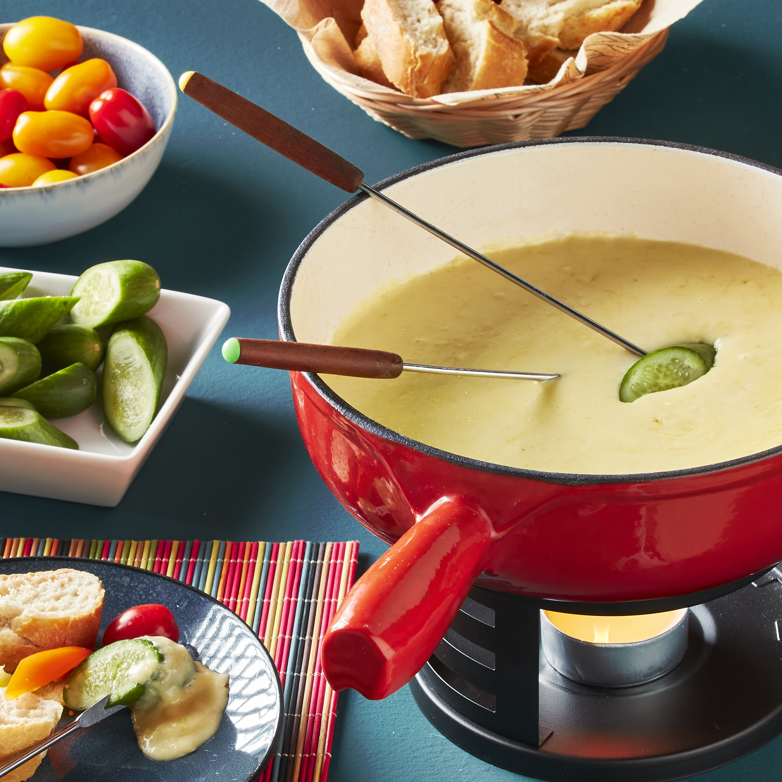 Kaasfondue zonder wijn