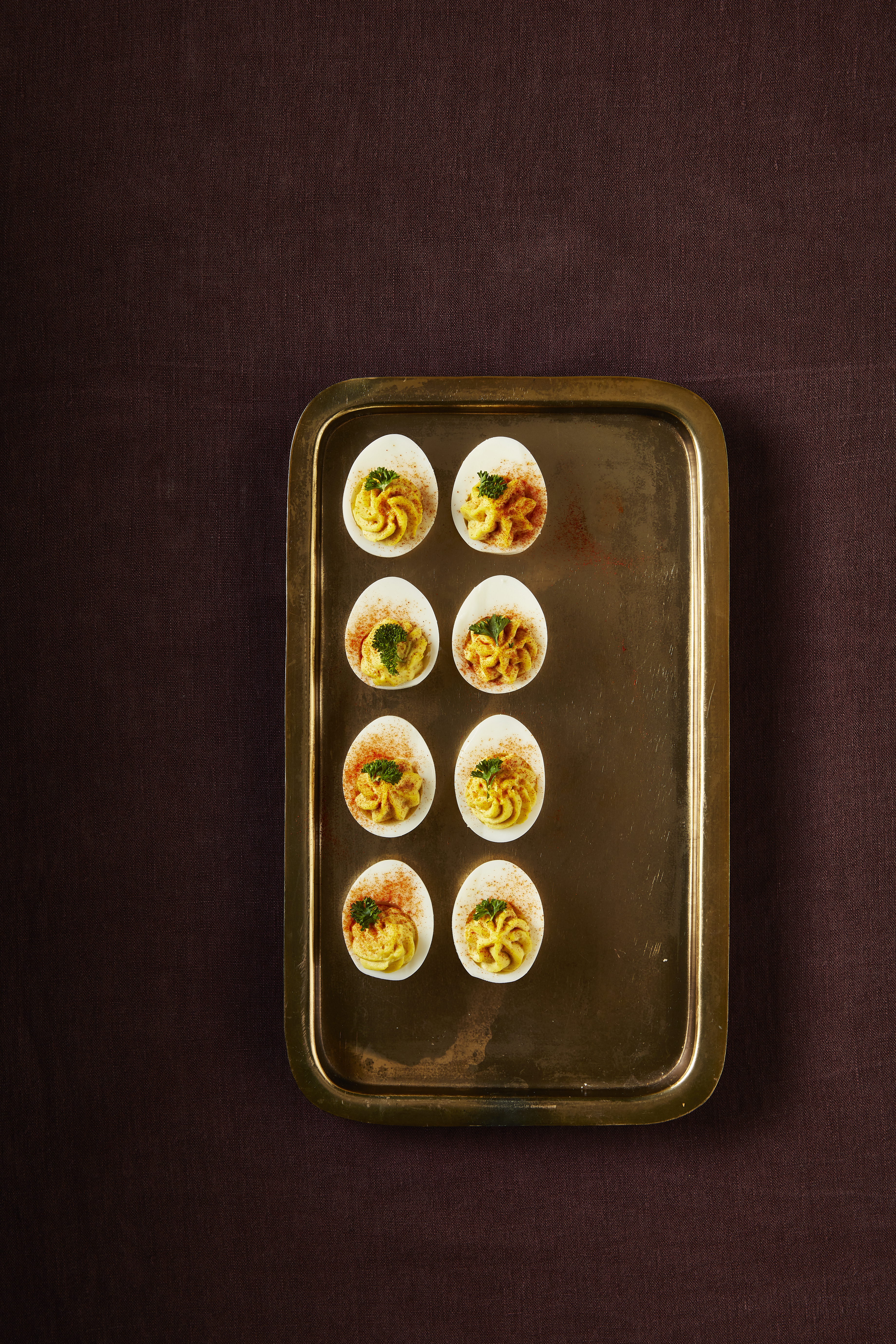 Klassieke gevulde eieren