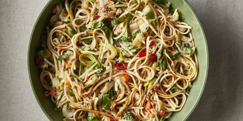 Gebakken noedels met ei