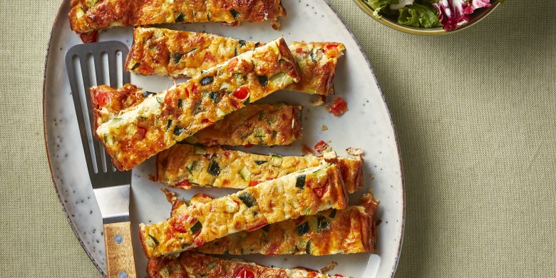 Vegetarische frittata uit de airfryer