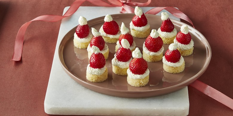 Kerstman cakejes