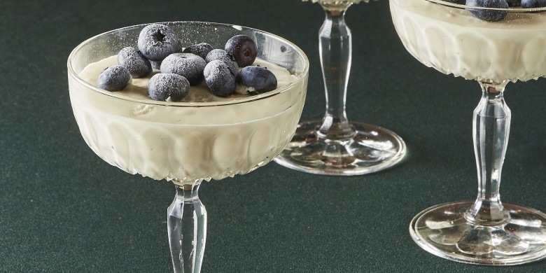 Witte chocolademousse