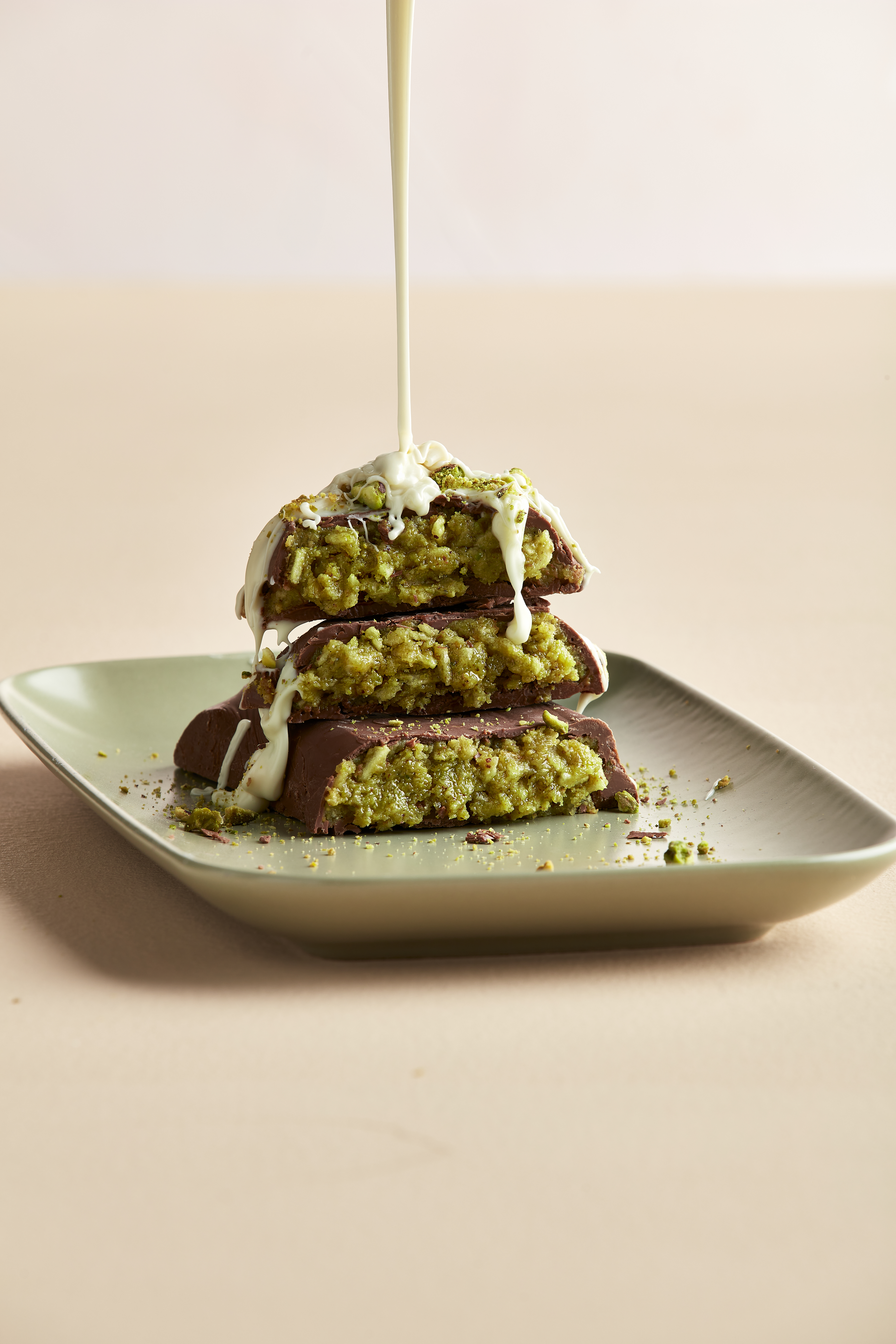 Dubai-style chocoladereep met chips