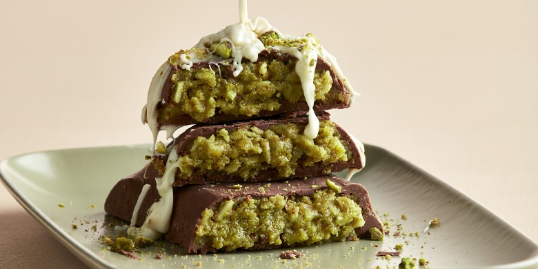 Dubai-style chocoladereep met chips