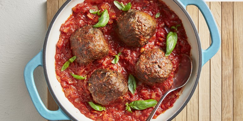 Gehaktballen in tomatensaus