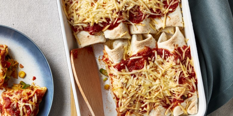Groente-enchilada's
