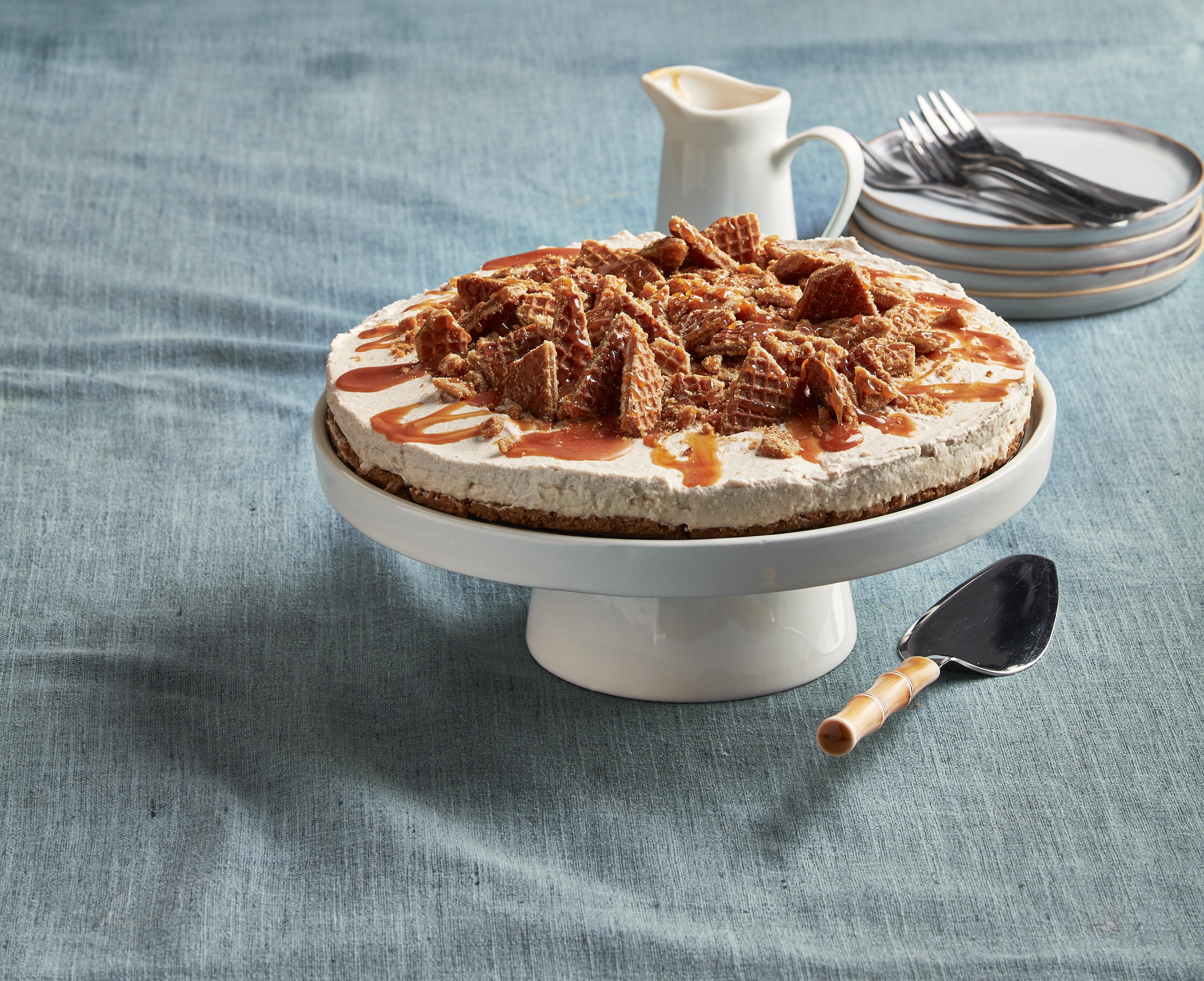 Stroopwafelcheesecake