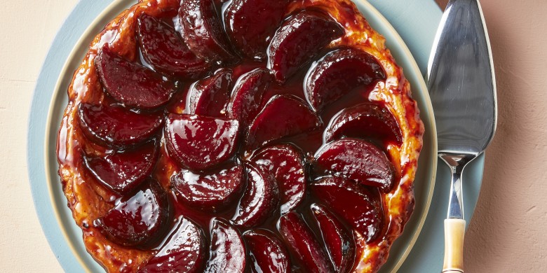 Tarte tatin met rode biet