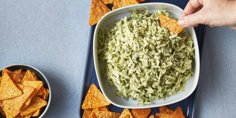 Green goddess salade met tortillachips