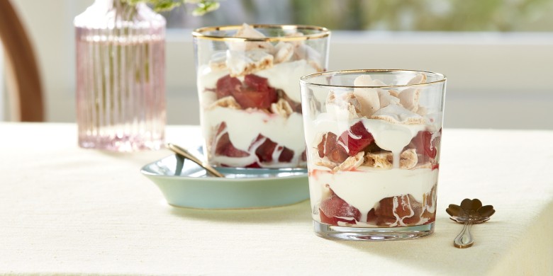 Eton Mess met rabarber