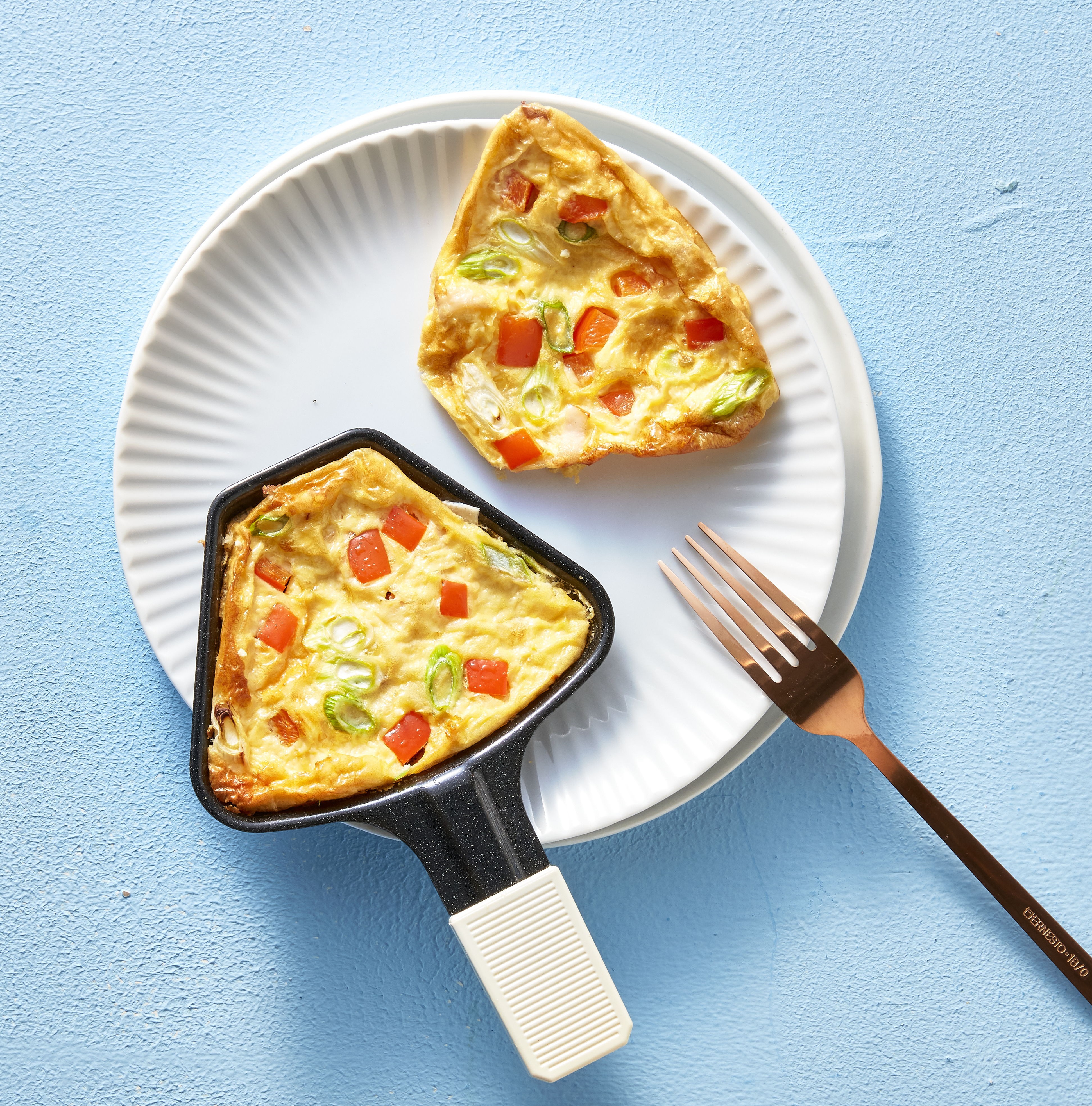 Groenteomeletjes met kipfilet