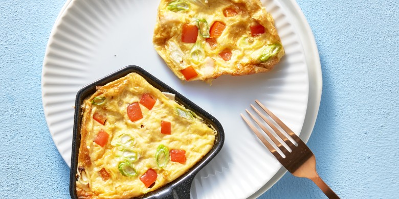 Groenteomeletjes met kipfilet