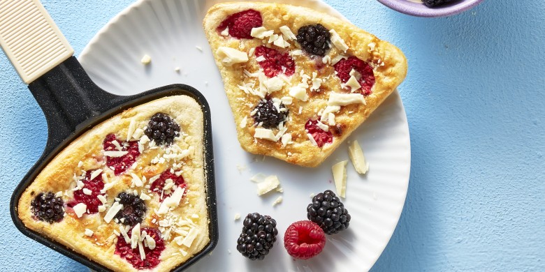 Pannenkoekjes met vers fruit
