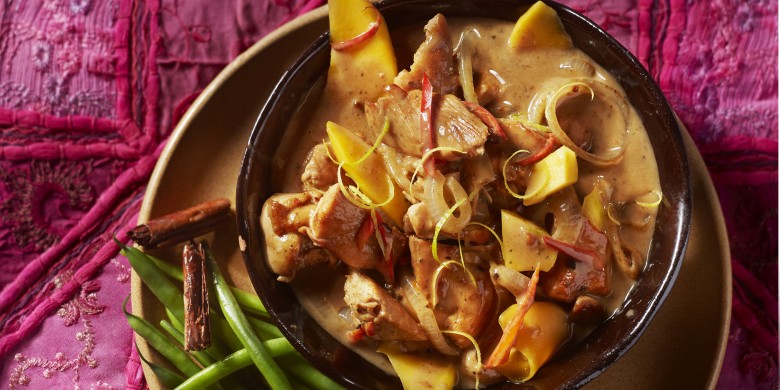 Kipcurry met mango