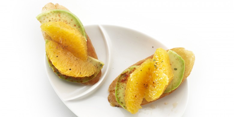 Sinaasappelcrostini