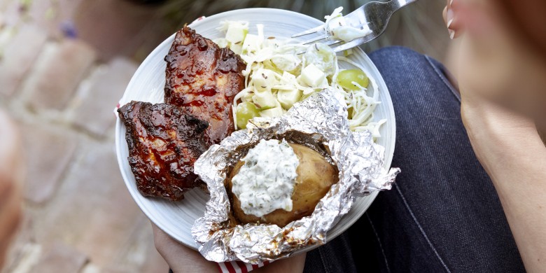 Spareribs met Amerikaanse bbq-saus
