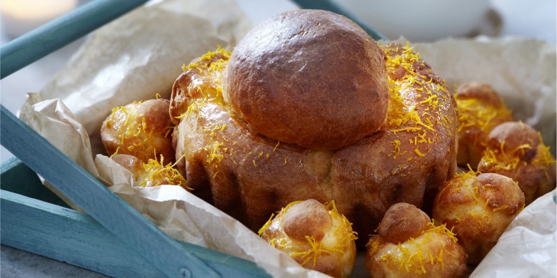 Sinaasappel-vanillebrioche