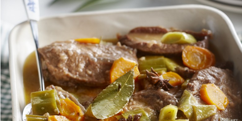 Sukade met bokbier uit de oven