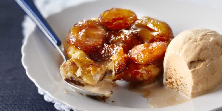 Tarte Tatin met abrikozen en vanille