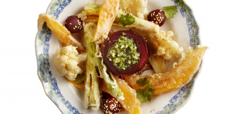 Tempura van wintergroenten