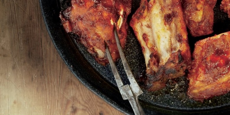 Varkensfiletlapjes met mosterdkorstje