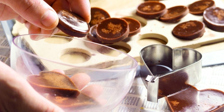 Chocolade borstplaat