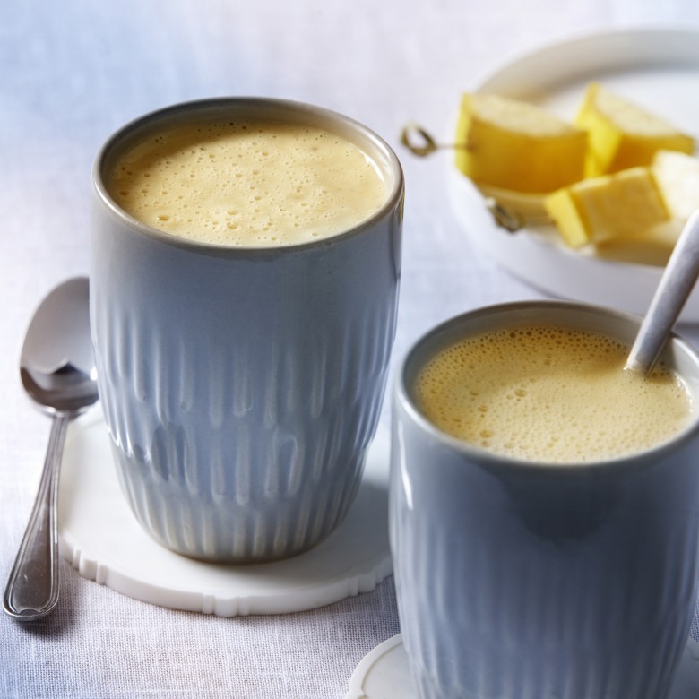 Warme bananenshake