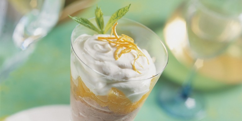 Chocolademascarpone met sinaasappel