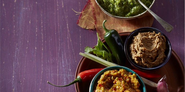 Zelfgemaakte milde currypasta