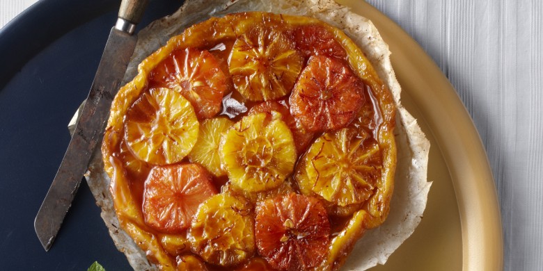 Tarte Tatin van citrusfruit